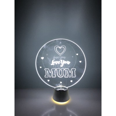 Love You Mum Lamp